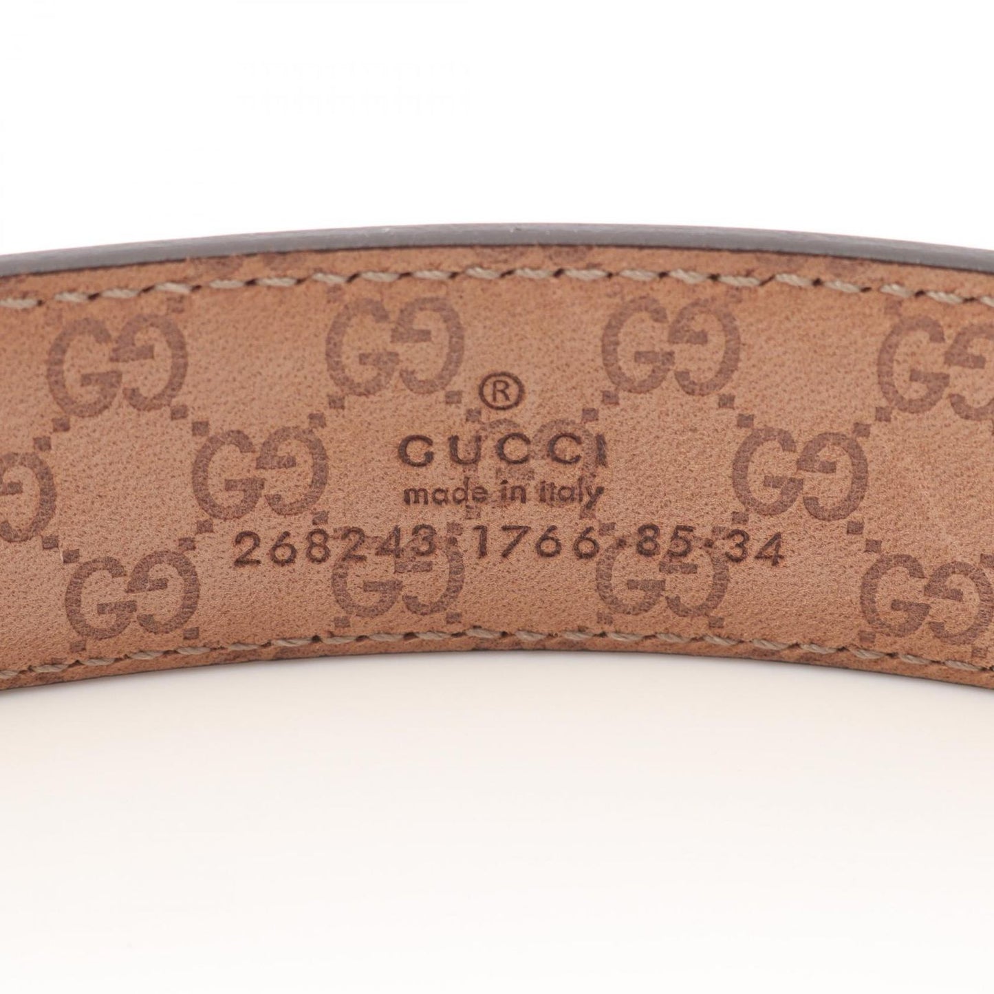 GUCCI GG Monogram Vitero Classico Leather Belt - Timeless Elegance