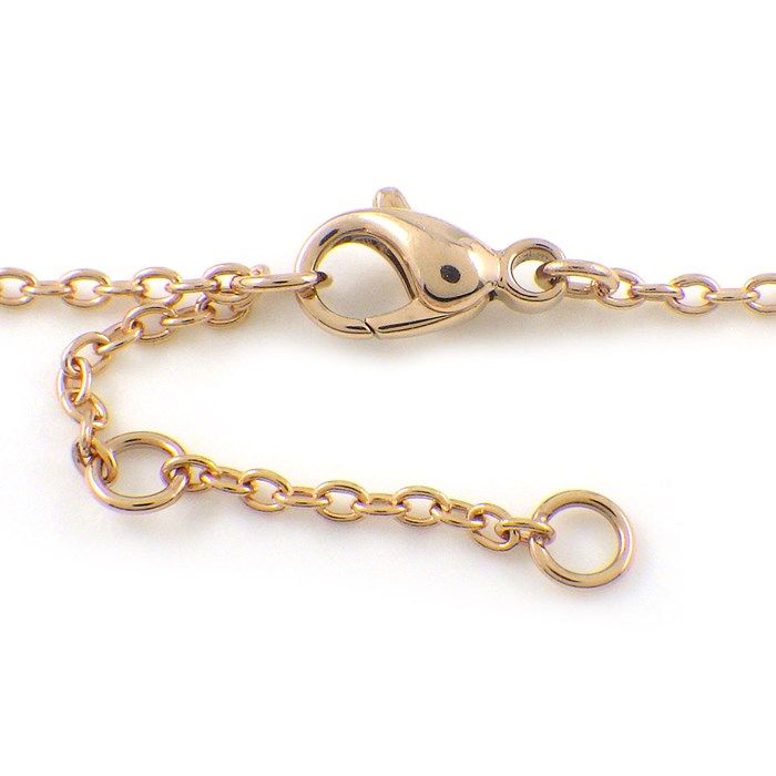 CHANEL Coco Crush Matelassé Diamond Necklace in K18 Beige Gold