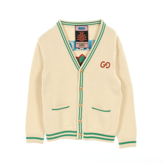 GUCCI Ivory Cotton Cardigan for Men - Exquisite Craftsmanship