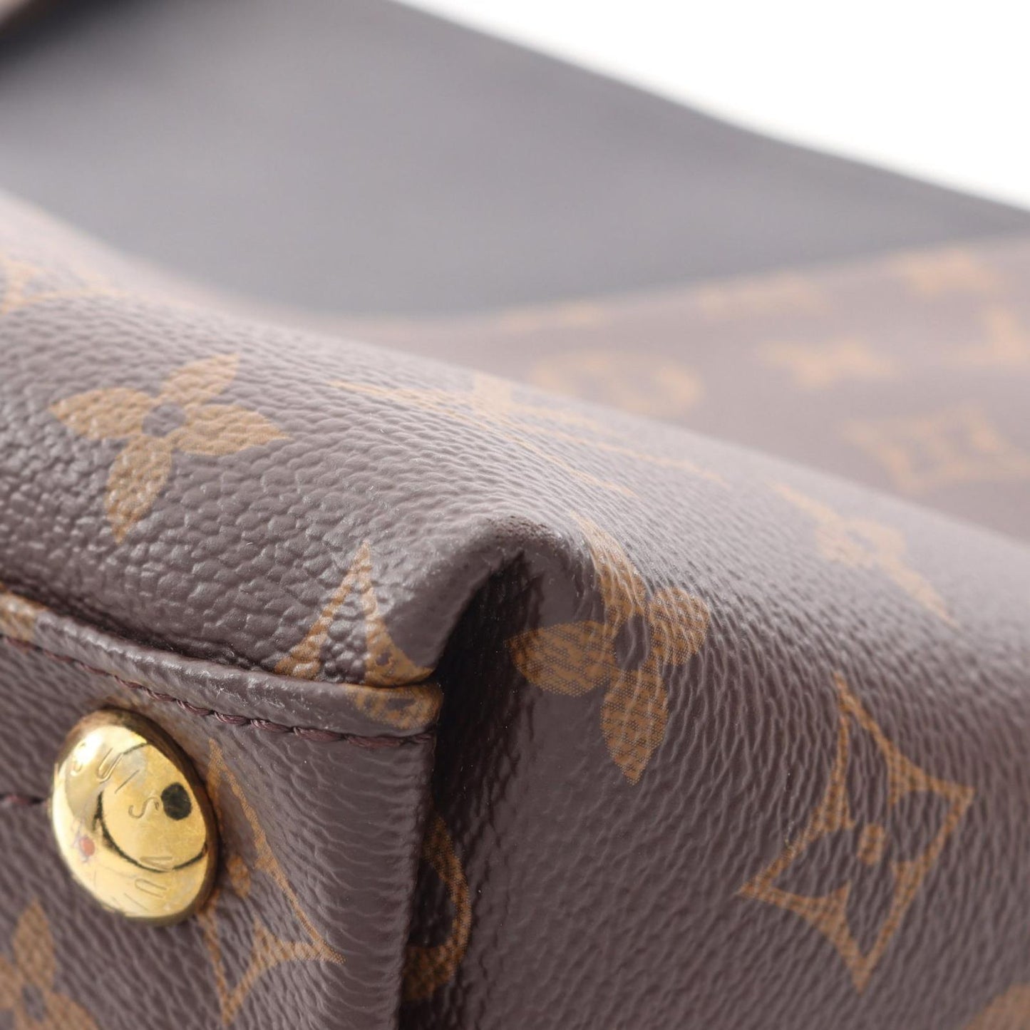 Louis Vuitton V Tote MM Handbag - Noir PVC Coated Canvas