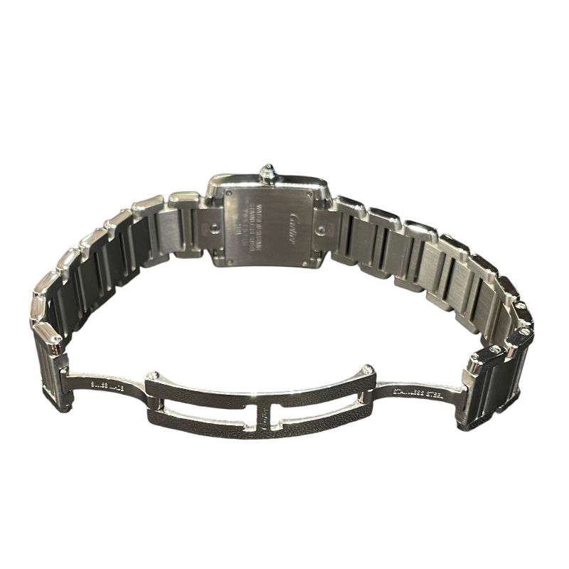 Cartier Tank Française SM W51008Q3 Ivory Dial Quartz Ladies Watch