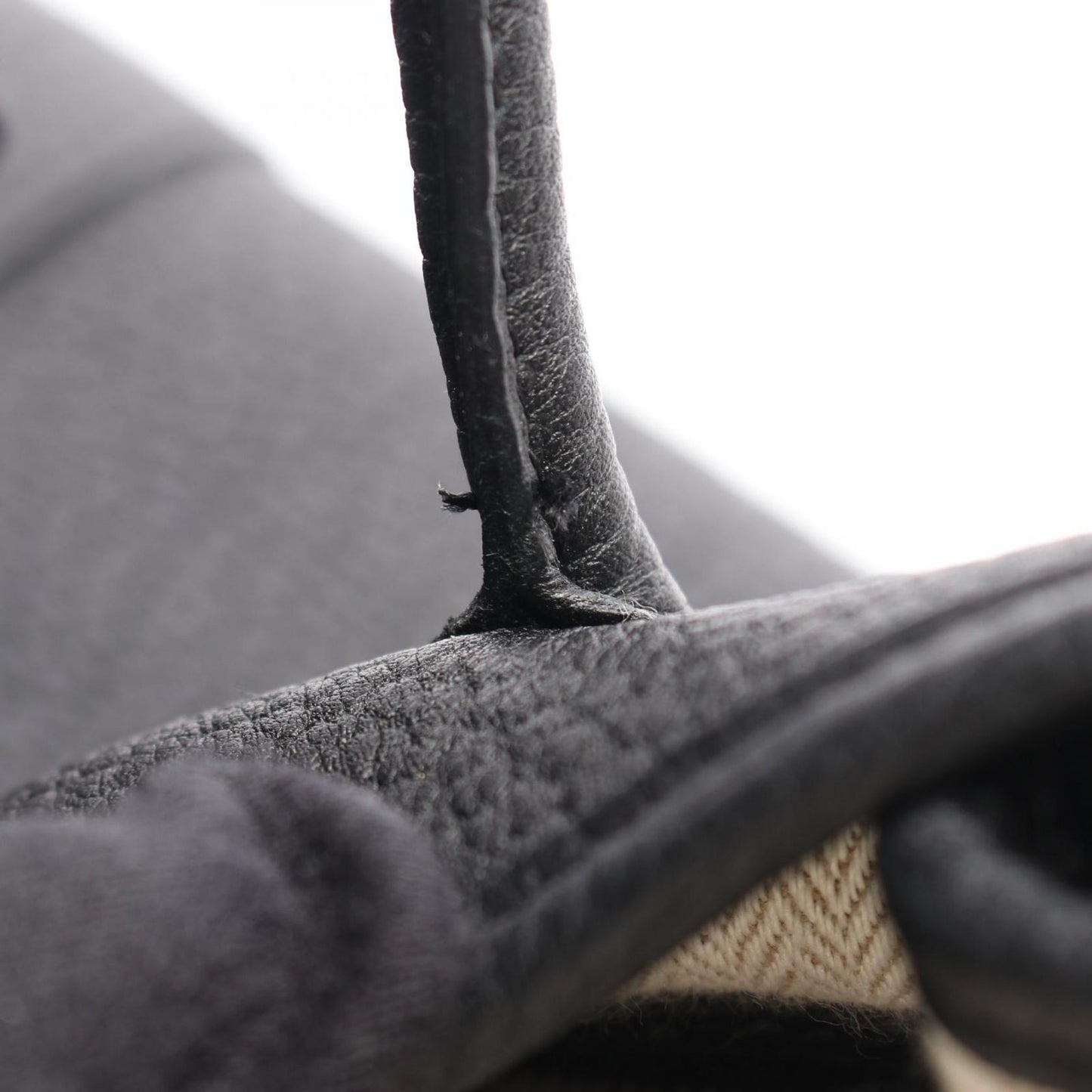 HERMES Garden Party TPM Tote Bag in Black Leather - Timeless Elegance