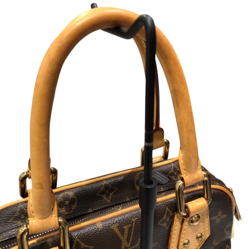 Louis Vuitton Manhattan PM Monogram Canvas Handbag - Brown