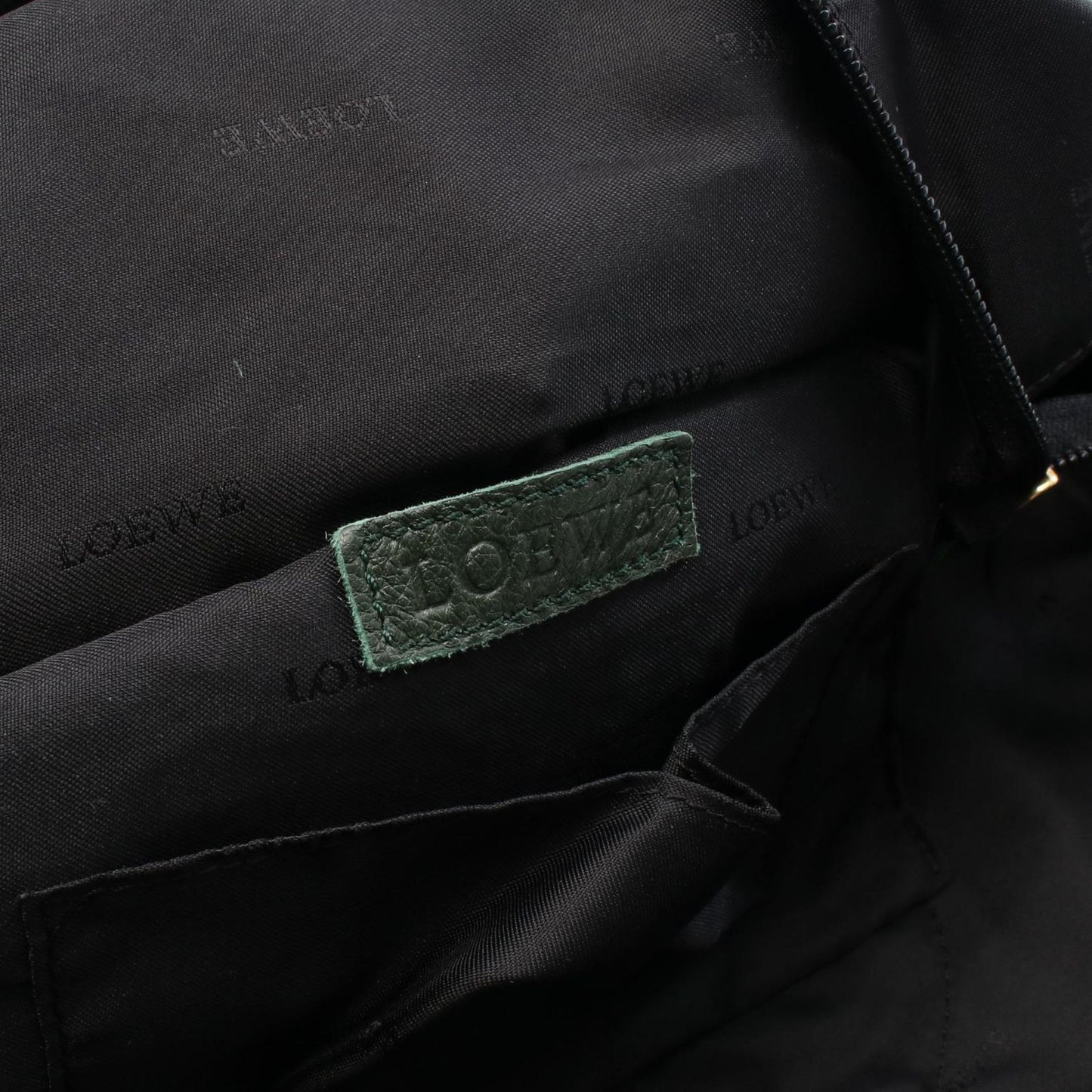 LOEWE Nappa Aire Handbag in Green Leather - Timeless Elegance