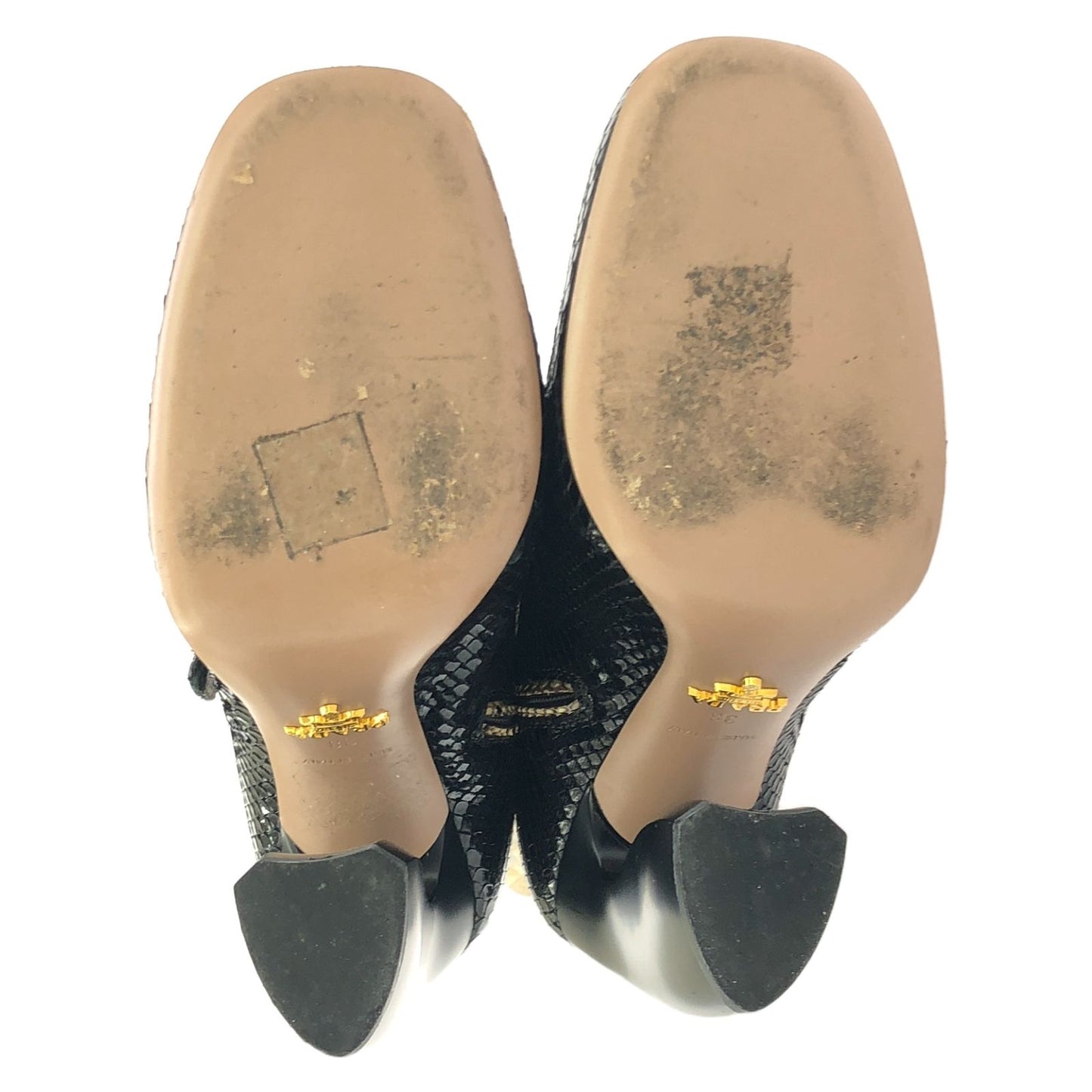 PRADA Brown Leather Long Boots - Timeless Elegance