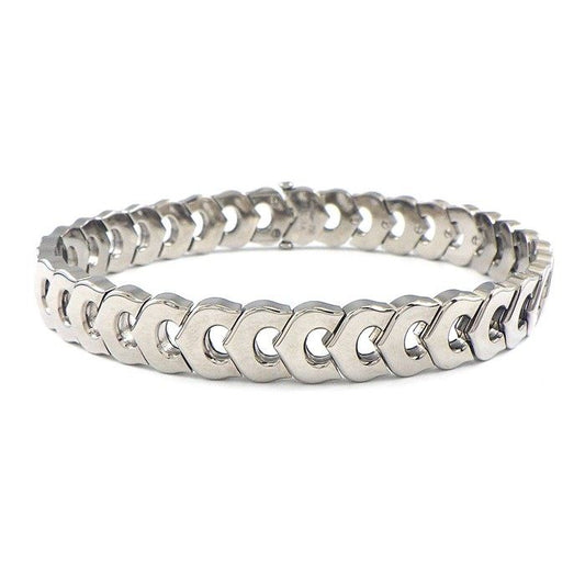 Cartier C de Cartier Diamond Bracelet in 18K White Gold