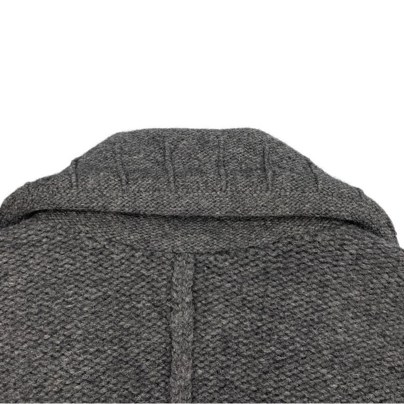 Emporio Armani Women's Grey Wool Knit Jacket - Timeless Elegance