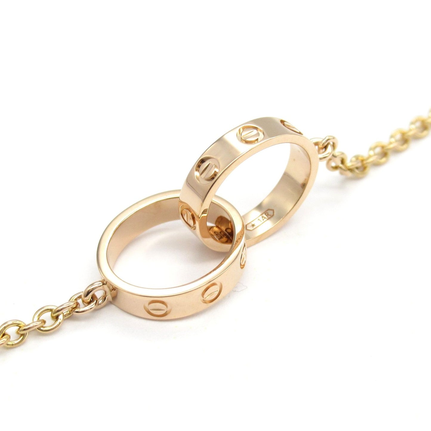 CARTIER Baby Love Necklace in K18 Pink Gold - 44cm