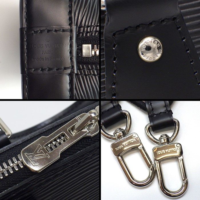 Louis Vuitton Alma BB Handbag in Black Epi Leather - Timeless Elegance