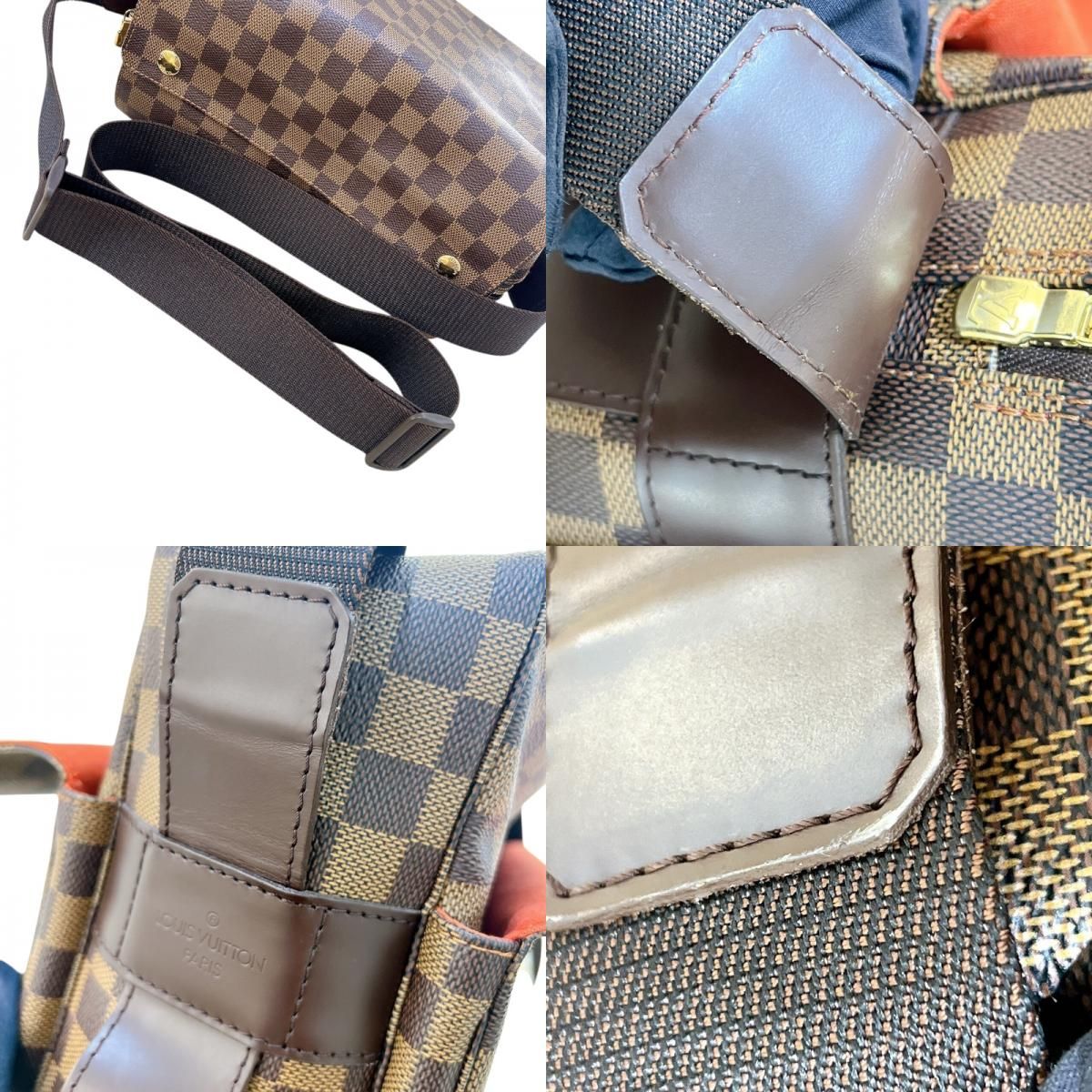 Louis Vuitton Naviglio N45255 Brown Damier Shoulder Bag for Women