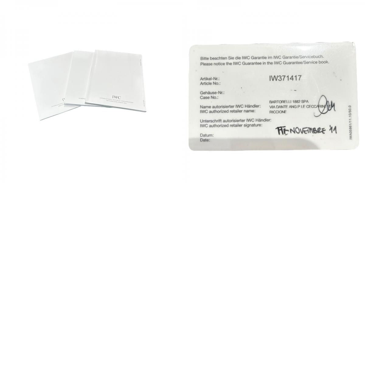 IWC Portuguese Chronograph IW371417 - White Dial, Automatic, Men's Watch