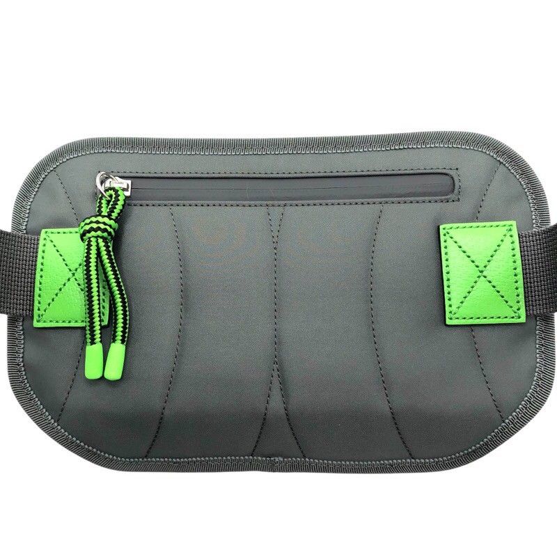 GUCCI GG Nylon Belt Bag - Gray/Red - Exclusive Luxury Accessory