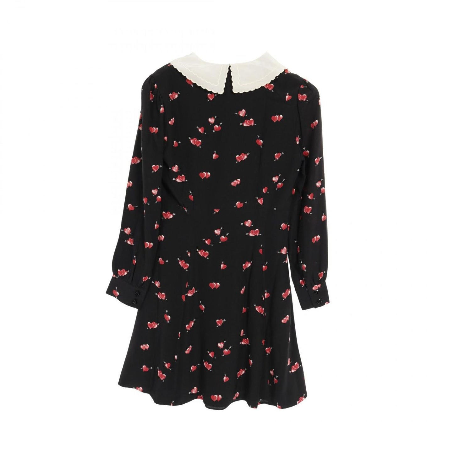 Miu Miu Silk Dress MF4068 in Elegant Black - Size 38