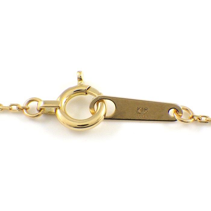 Exquisite K18YG Pearl & Diamond Necklace - Timeless Elegance