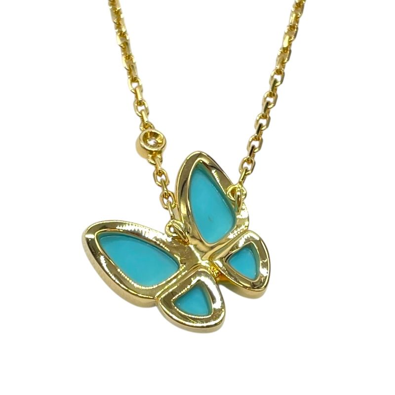 Van Cleef & Arpels Butterfly Necklace in 750YG Gold & Diamonds