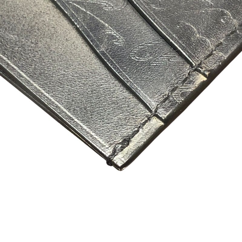 Berluti Calligraphy Card Case in Black Leather - N235725