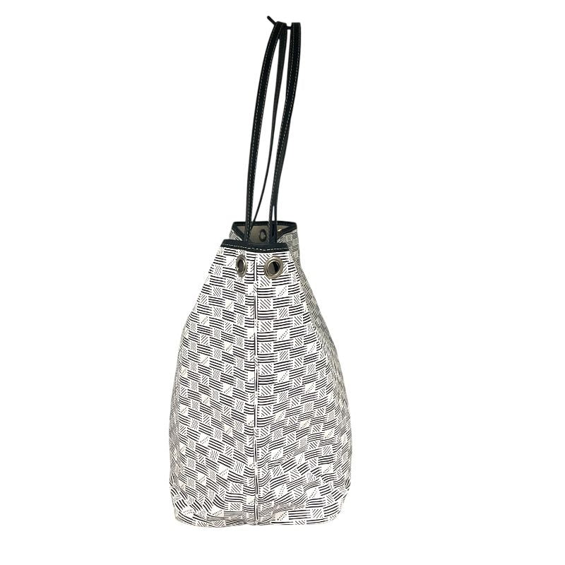 MOREAU PARIS White Coated Canvas Tote Bag - Elegant Women's Accessory