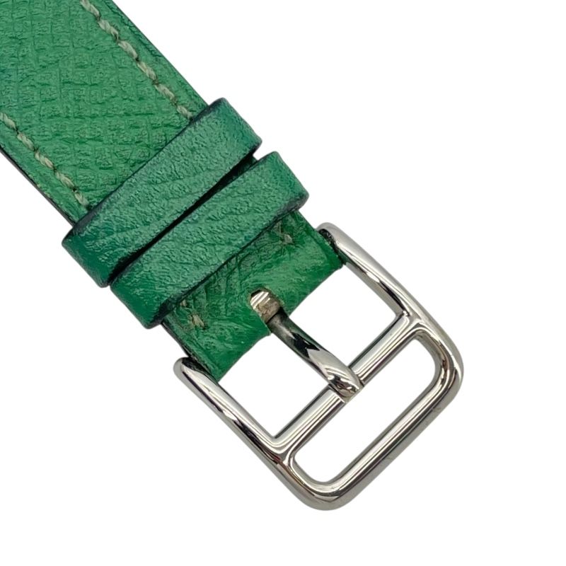 HERMES H-Watch HH1.210 - Exquisite Green Square Timepiece
