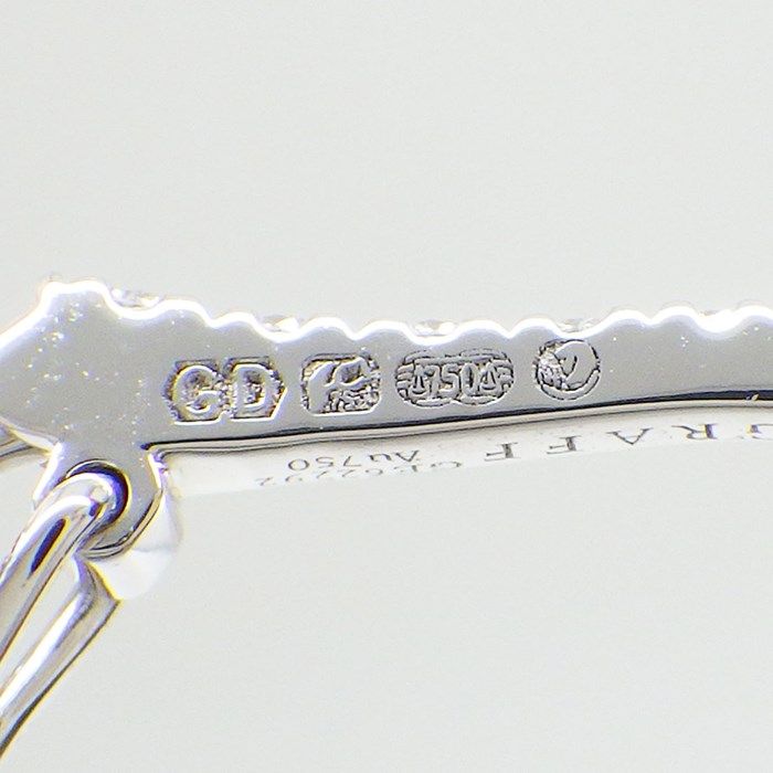 Graff Wildflower Hook Earrings with 1.09ct Diamonds in K18 White Gold