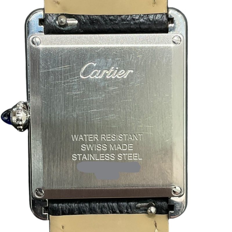 Cartier Tank Must LM WSTA0041 White Stainless Steel Women's Watch