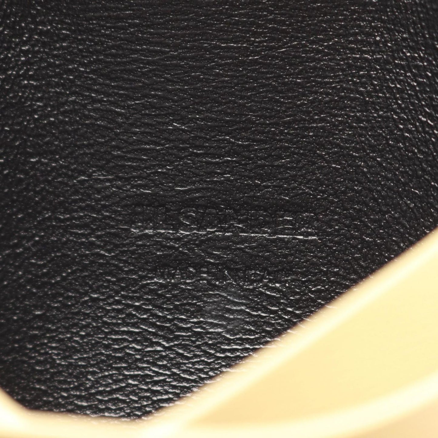 JIL SANDER Yellow Leather Coin Purse - Exquisite Craftsmanship