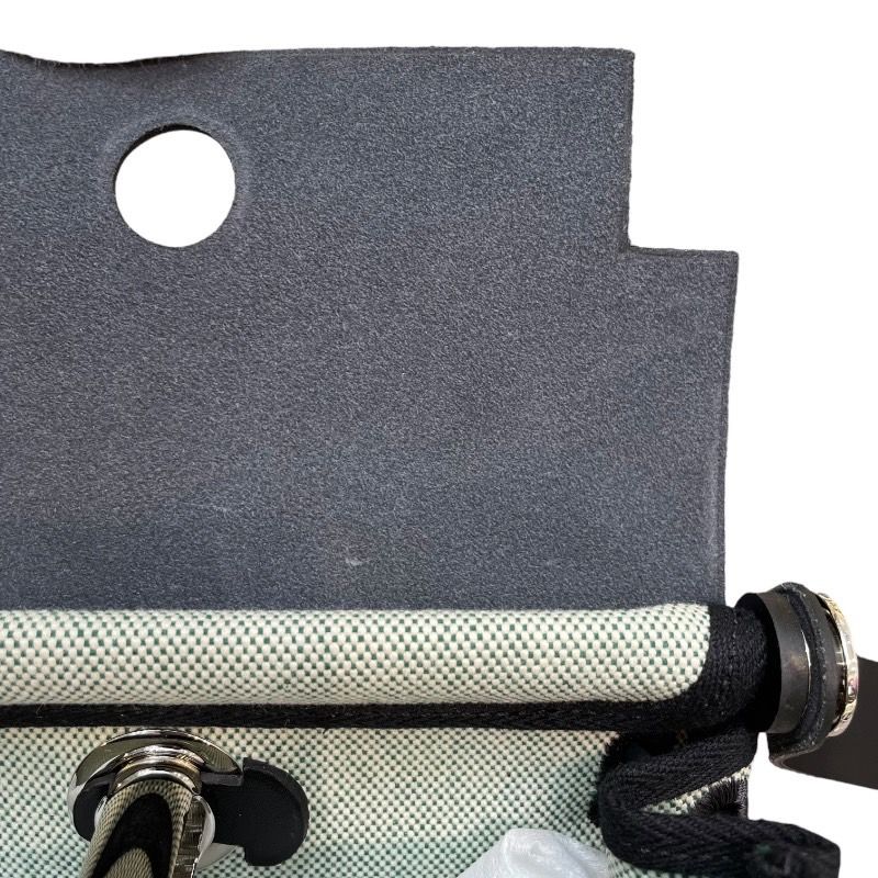 HERMES Mini Aile Bag Zip K刻 in Veil Moiré with Silver Hardware