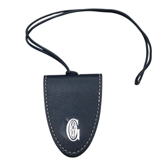 GOYARD Navy Leather Money Clip - Unisex Luxury Accessory