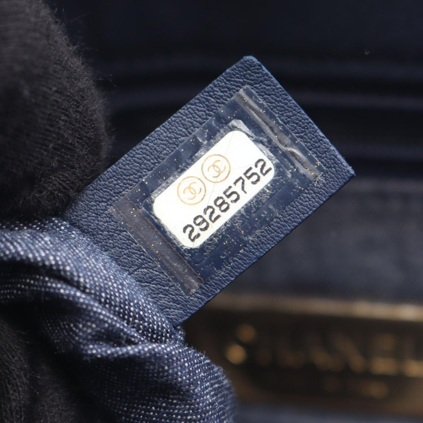 CHANEL 19 Disnuf Maxi Shoulder Bag - Navy Canvas