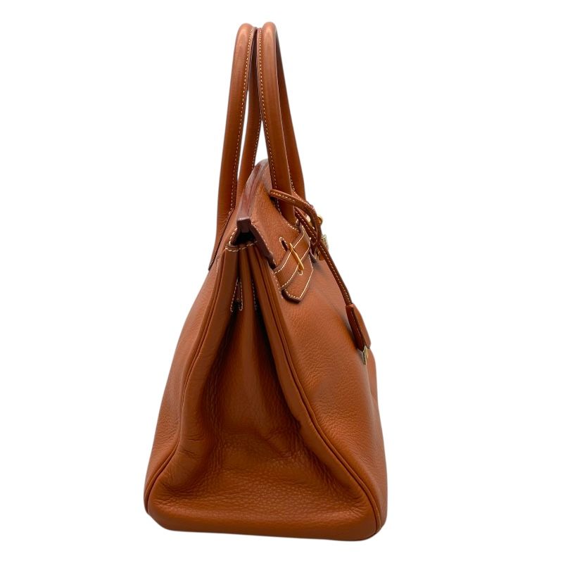 HERMES Birkin 35 in Fauve with Gold Hardware - Timeless Elegance