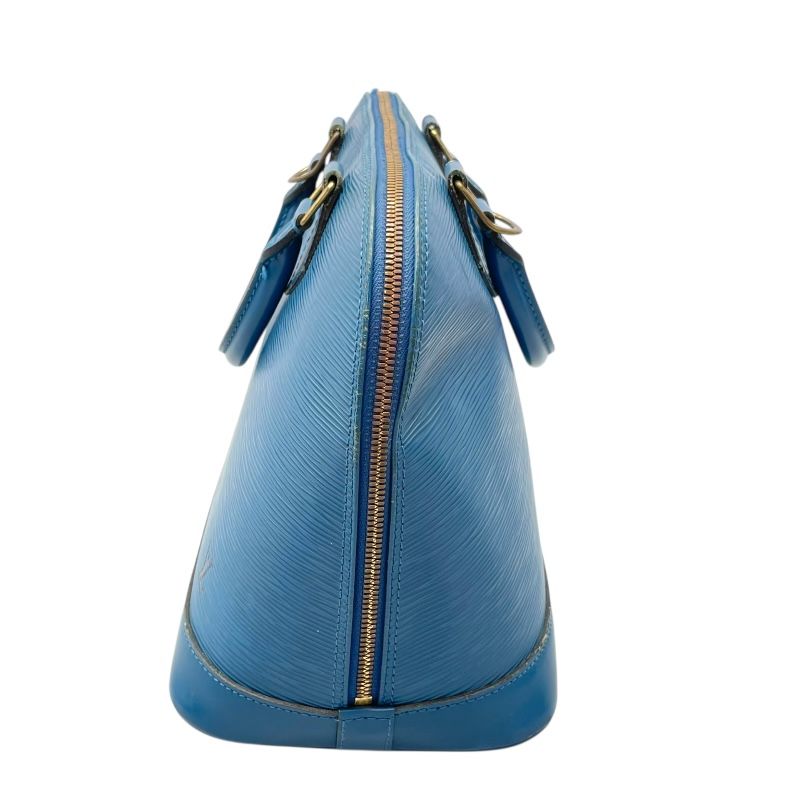 Louis Vuitton Alma M52145 Blue Epi Leather Handbag - Timeless Elegance