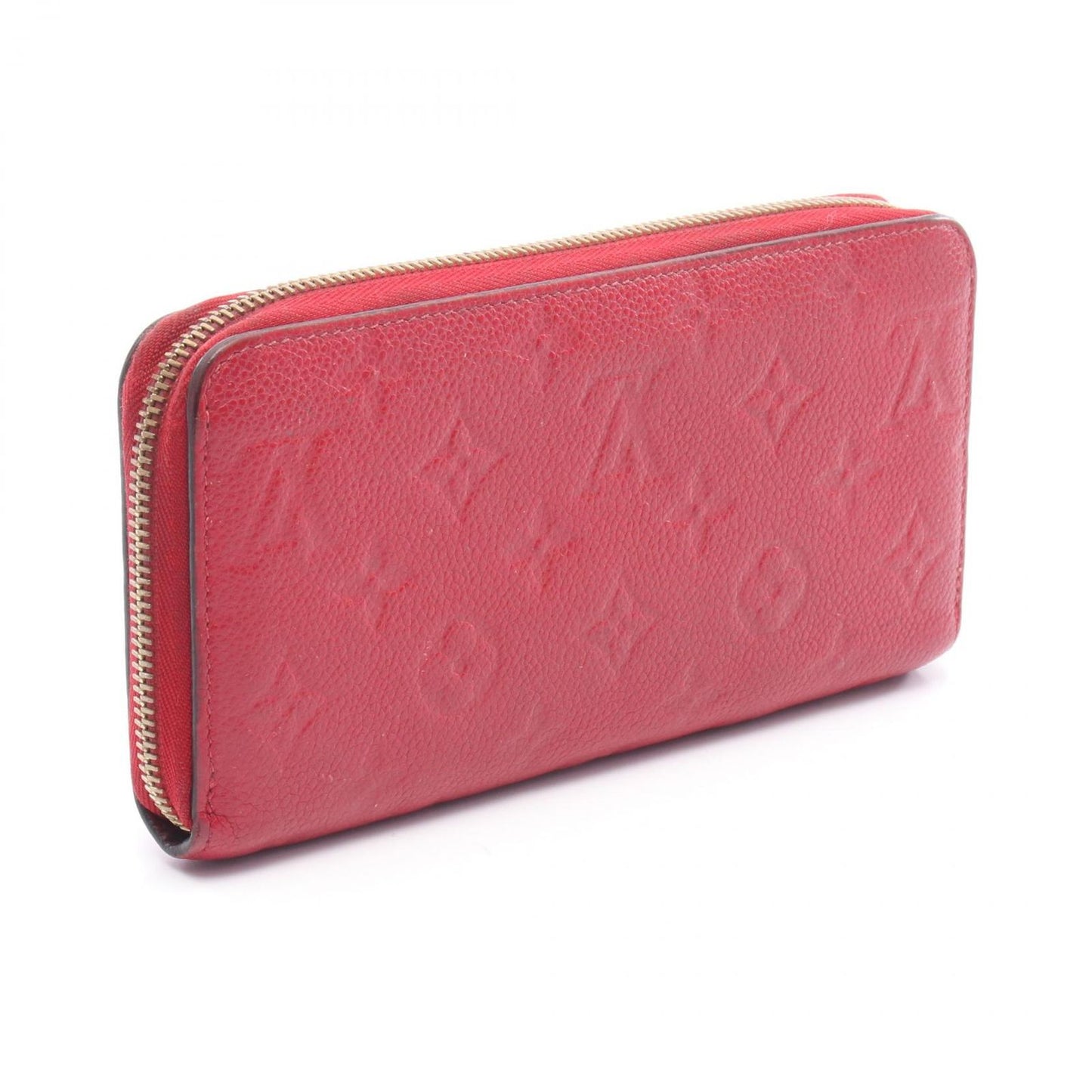 Louis Vuitton Zippy Wallet in Garnet Monogram Empreinte Leather