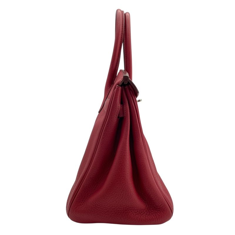 HERMES Birkin 30 in Rouge Garanse with Silver Hardware - Iconic Luxury