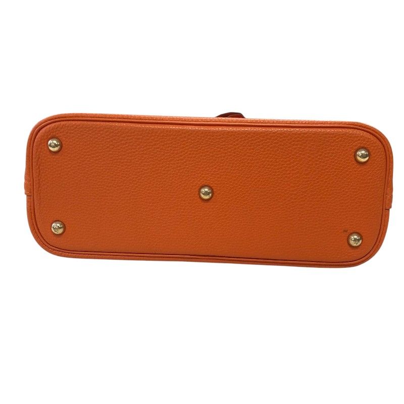 HERMES Bolide 31 Handbag in Orange with Gold Hardware