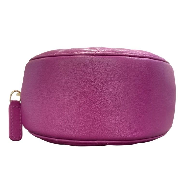 CHANEL Chain Shoulder Bag - Purple & Gold Hardware - Lambskin