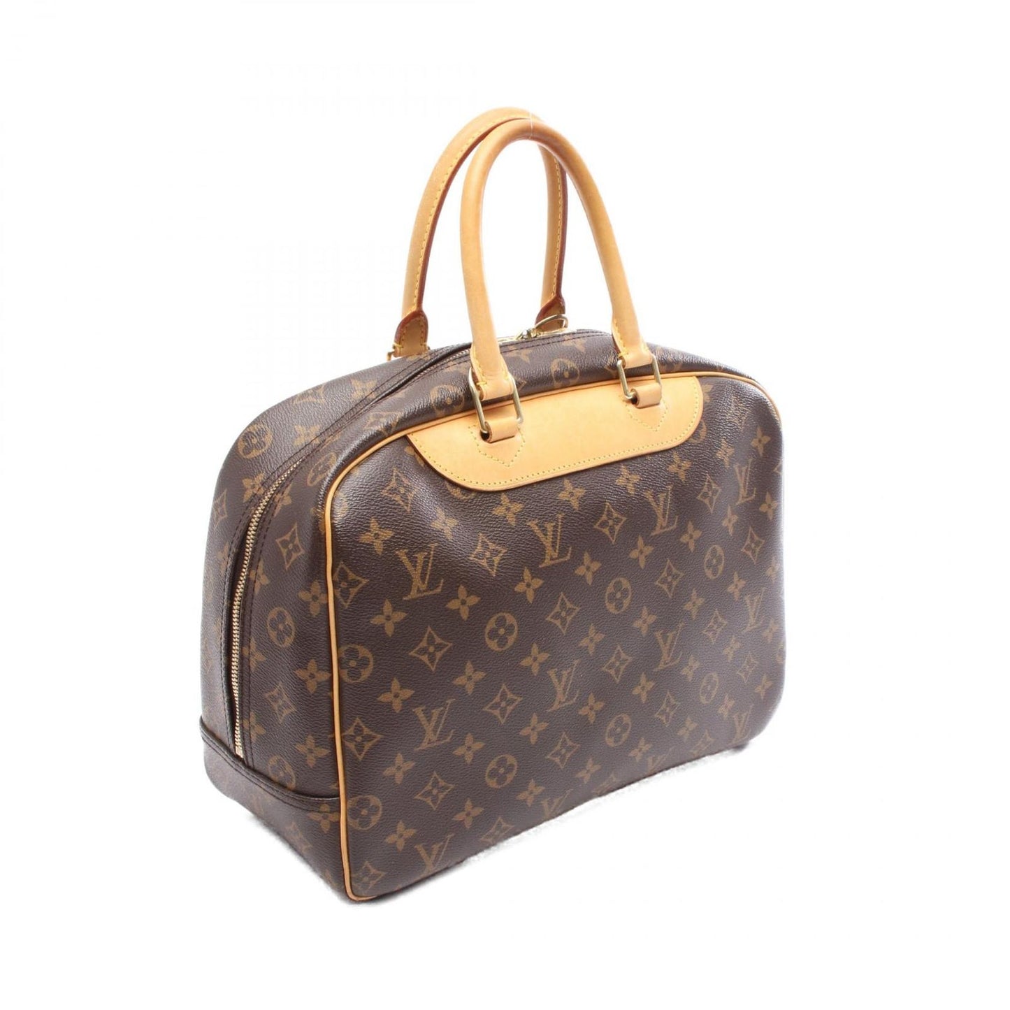 Louis Vuitton Deauville Bowling Vanity Monogram Handbag - Timeless Elegance