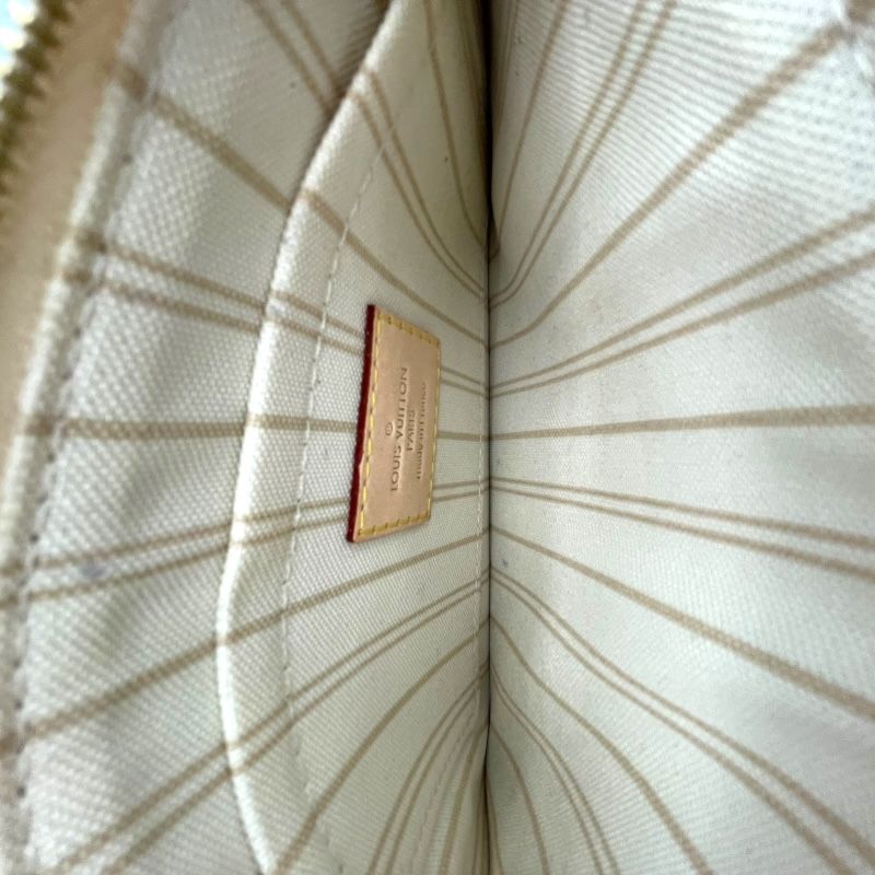 Louis Vuitton Neverfull PM Damier Azur Tote - White