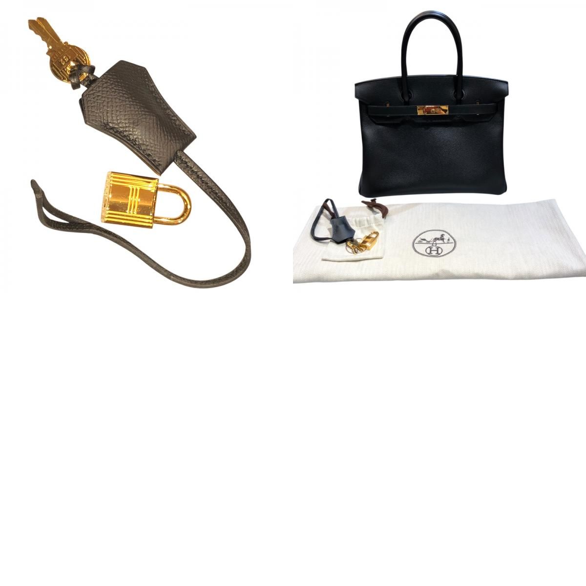 HERMES Birkin 30 D Stamp Black & Gold Hardware - Exquisite Craftsmanship