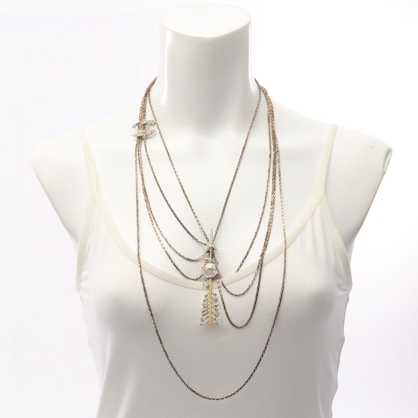 CHANEL Coco Mark Gold Necklace - Exquisite Luxury Jewelry