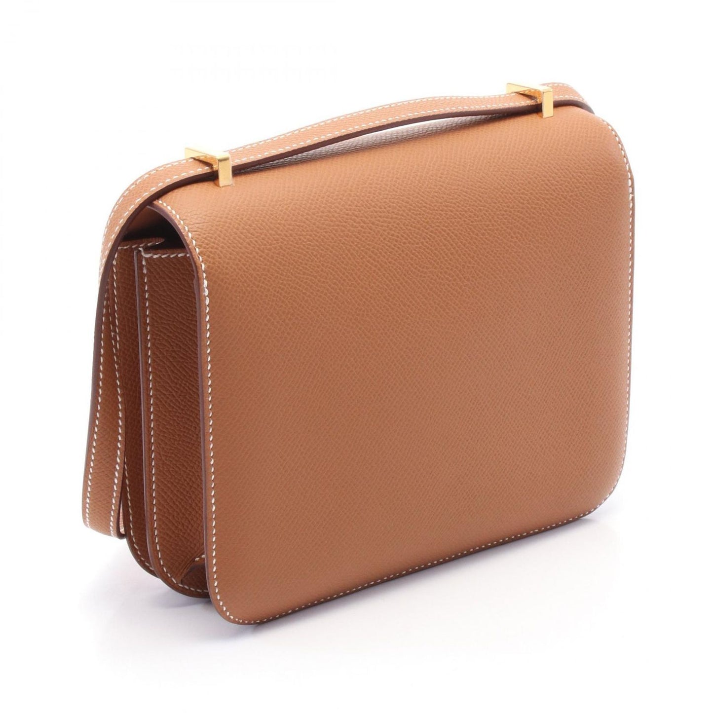 HERMES Constance 3 Mini Miroir Shoulder Bag - Gold Leather