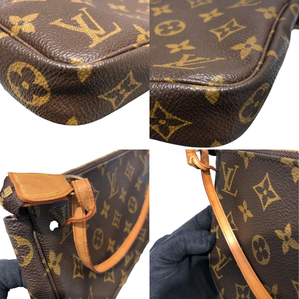 Louis Vuitton Pochette Accessoires M51980 - Brown/Gold Hardware