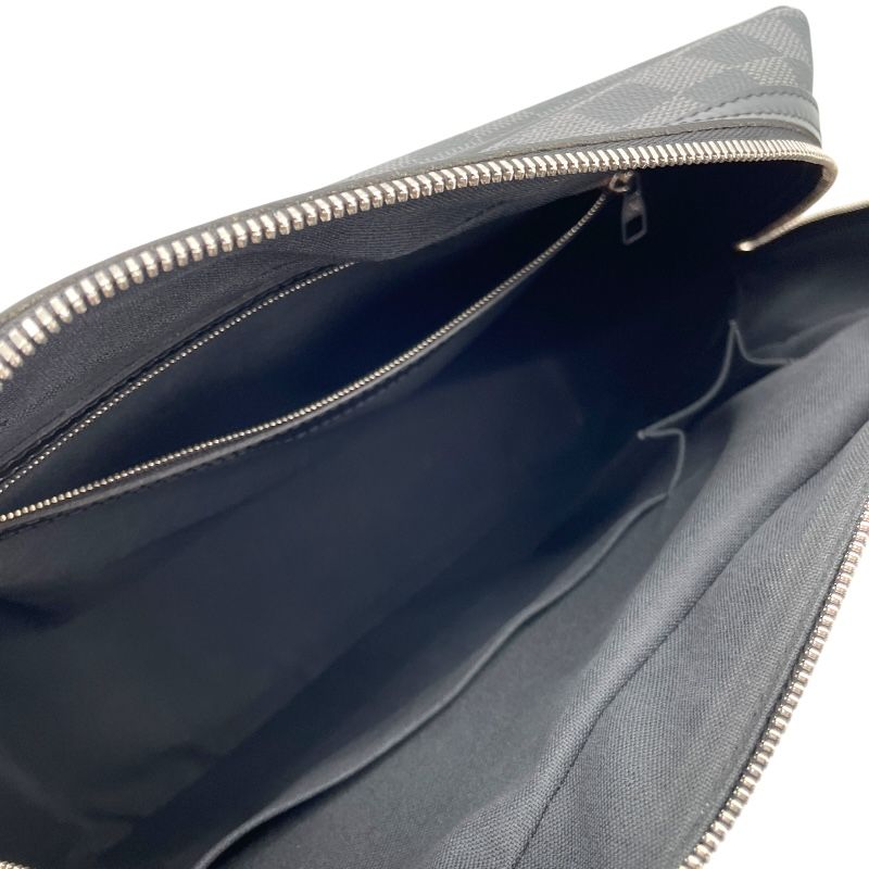 Louis Vuitton Io N45252 Black Damier Graphite Men's Shoulder Bag