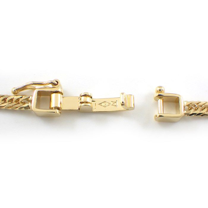 K18YG Double Link Chain Necklace - Exquisite Craftsmanship