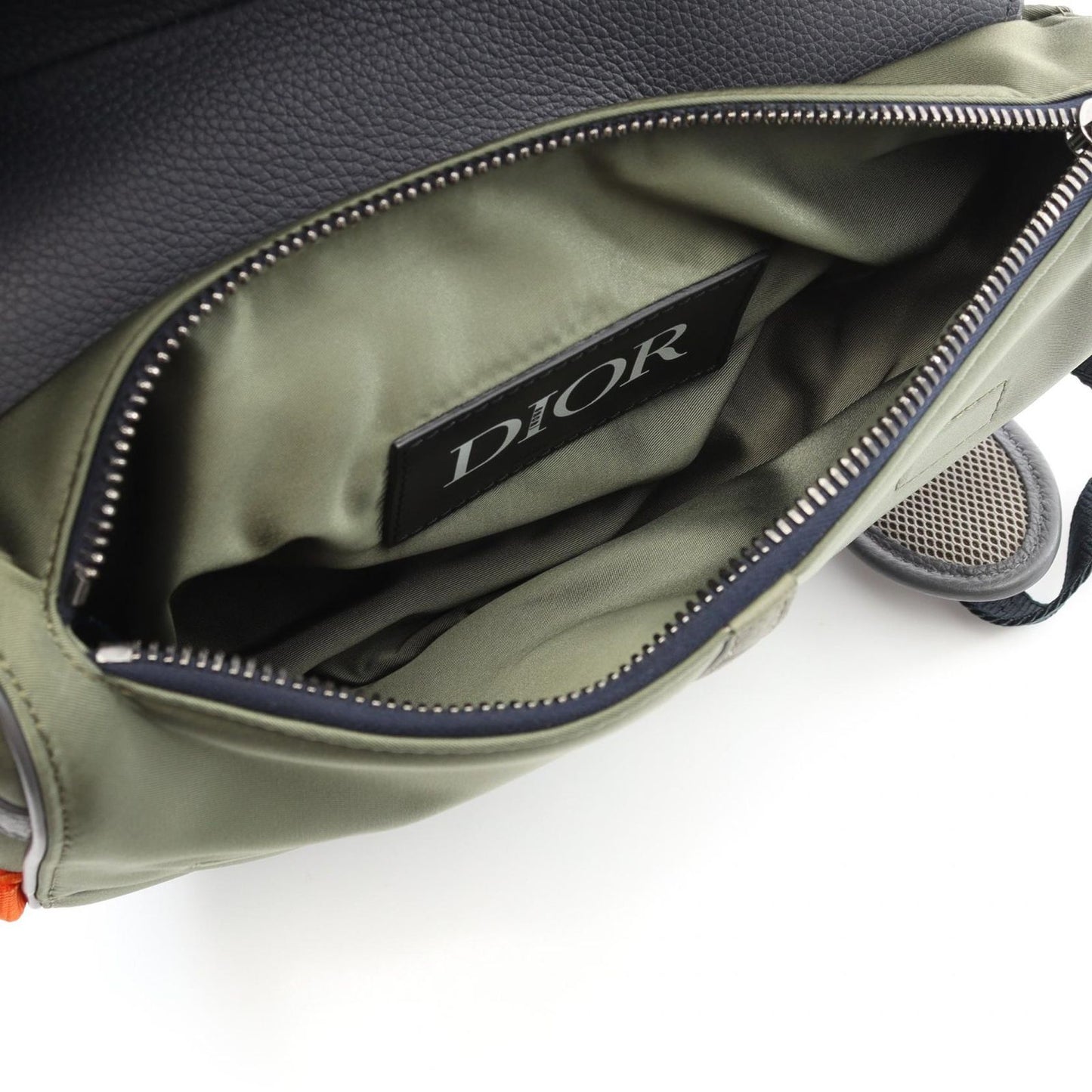 Dior x Sacai Saddle Mini Bag - Exclusive Khaki/Navy