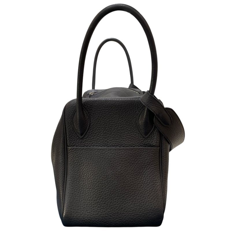 HERMES Lindy 34 Black Togo Leather Shoulder Bag - Unisex