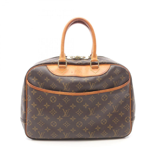 Louis Vuitton Deauville Bowling Vanity Monogram Handbag - Timeless Elegance