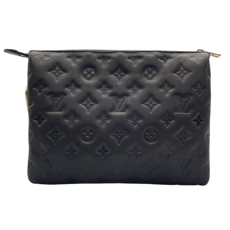 Louis Vuitton Pochette Coussin M57790 Noir Monogram Leather Shoulder Bag