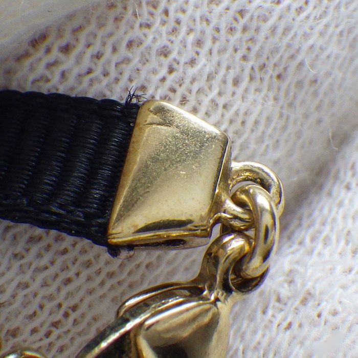 Christian Dior Eiffel Tower Motif Choker with Imitation Pearls