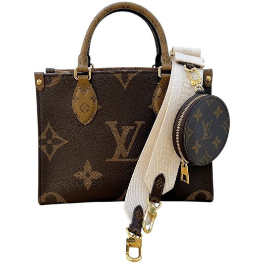 Louis Vuitton OnTheGo PM Monogram Shoulder Bag - Gold Hardware