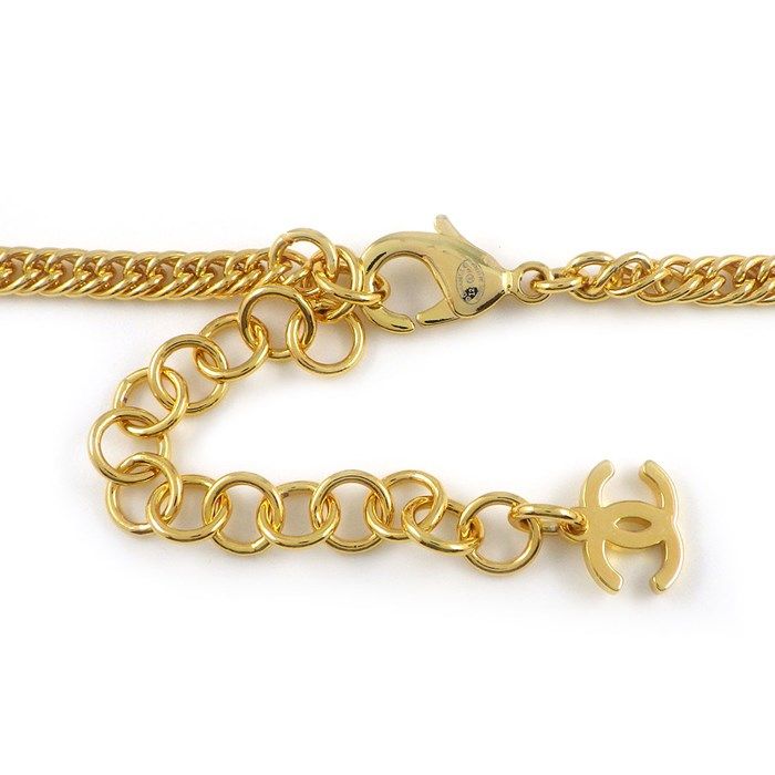 CHANEL 2024 Spring Collection Heart Motif Necklace with Imitation Pearls