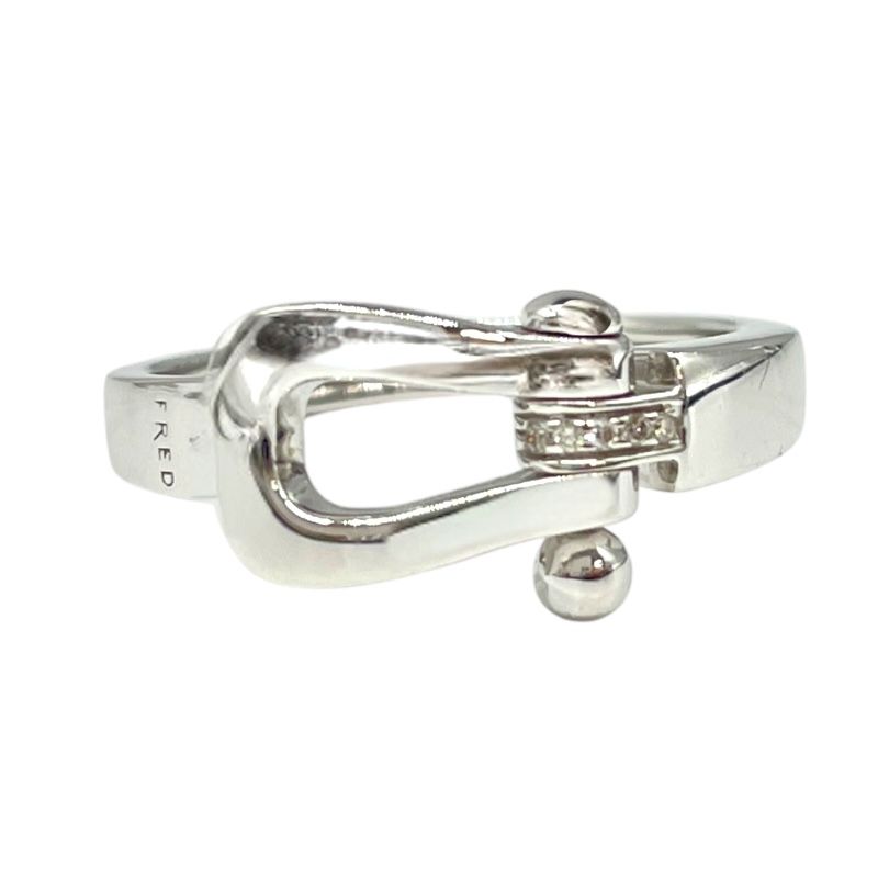 FRED Force 10 Ring in 750WG with Diamonds - Exquisite Luxury